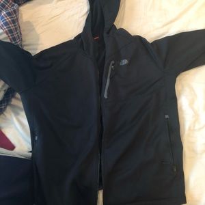 North face zip up hoodie